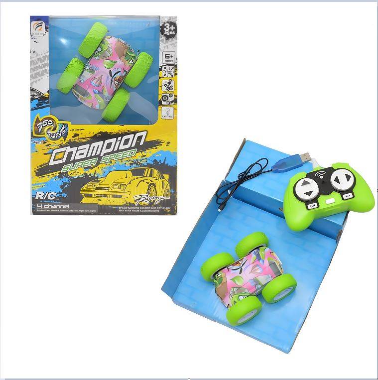 (QF528D) R/C Racing Stunt Car Toy
