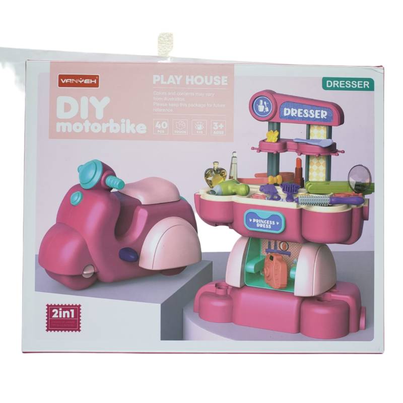 (16S03) DIY Motorbike Play House