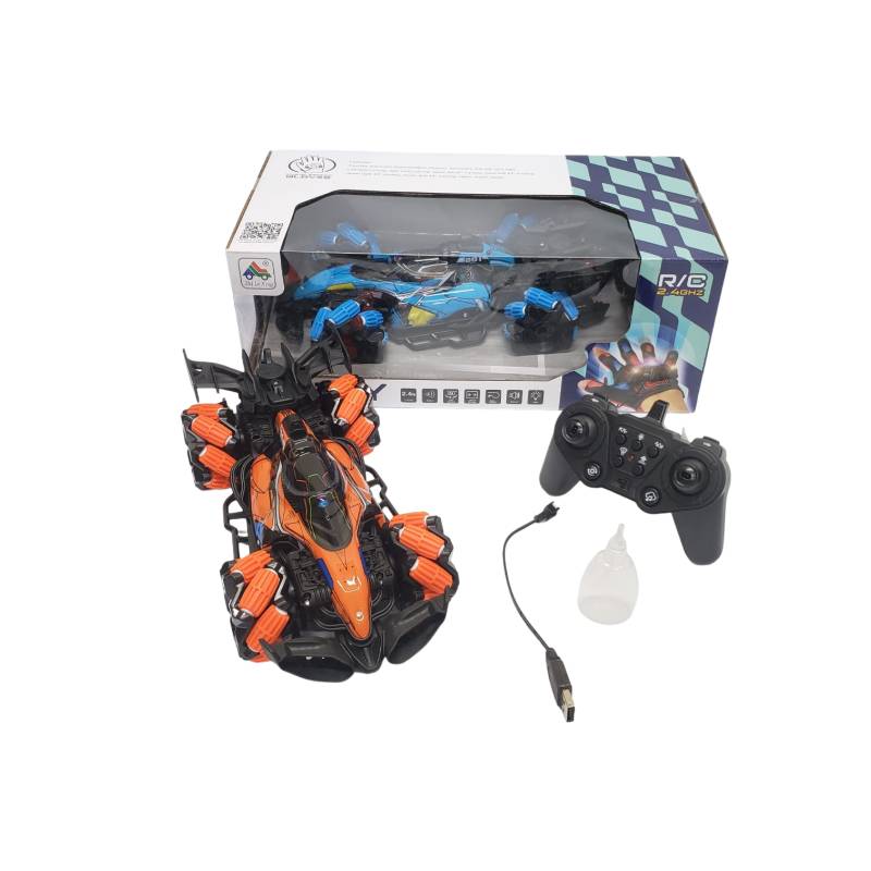 (21016) F1 Watch Controlled R/C Stunt Car, W/Light&Music, W/Usb