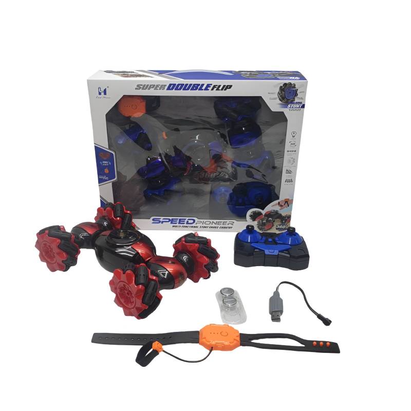 (LH-C026-3) Rc Stunt Car 2Clrs Mixed W/Usb With Watc