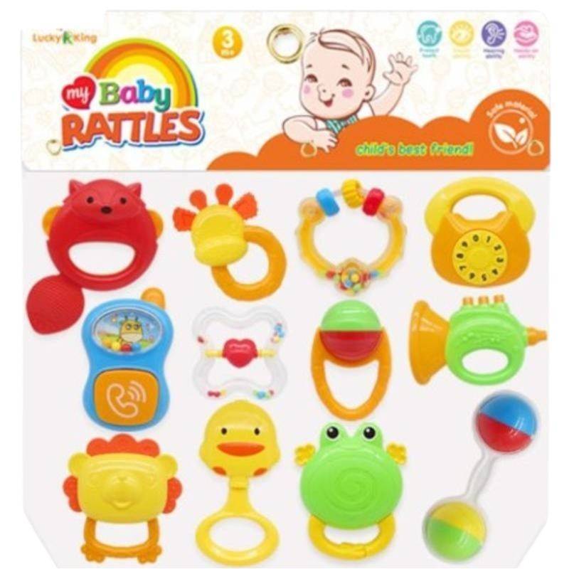 (K225D398) My Baby Rattles Set (12 Pcs)