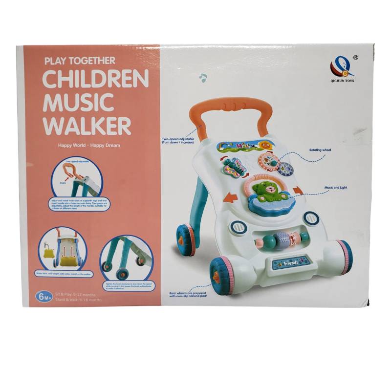 (696-R20) Baby Walker W/Music And Light.P.Bx