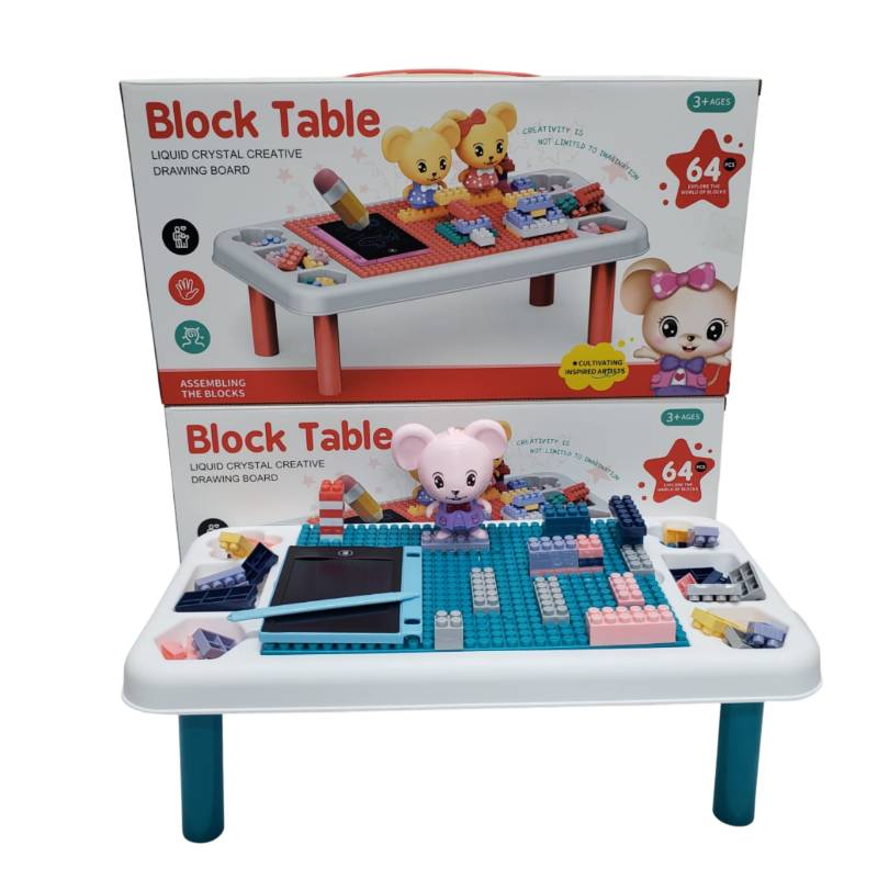 (666-216AB) Block Table with LCD