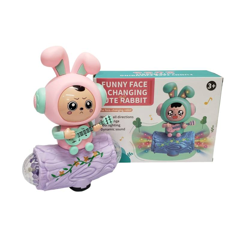 (5948B) Funny face Changing rabbit