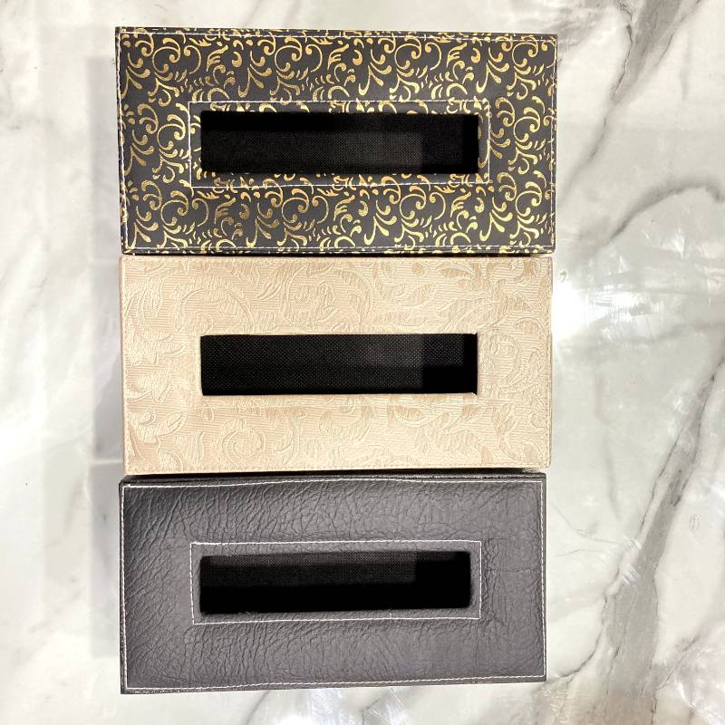 (TPM-236) Leather Tissue Box