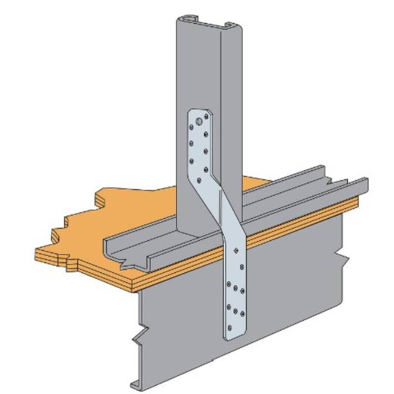 Conector de Tirante Corbata Recto tipo H6