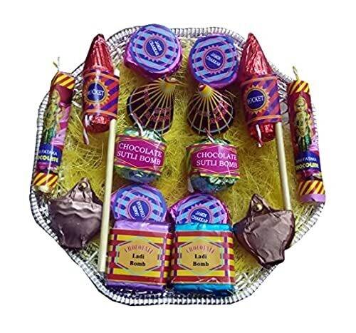 Diwali Crackers Chocolate Surprises Gift Box Total 300g (30Pc)