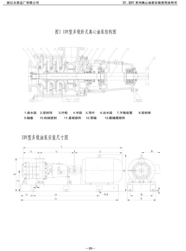IY CENTRIFUGAL OIL PUMP