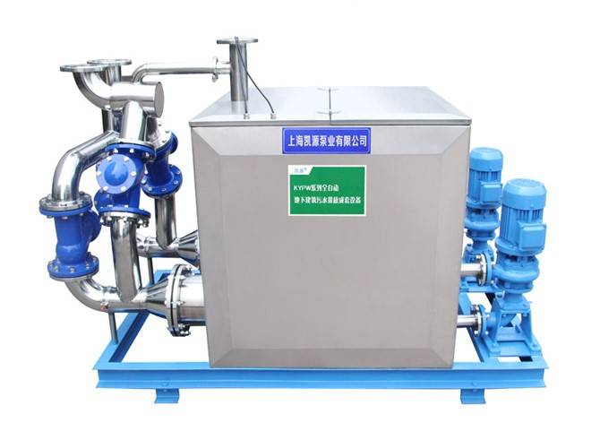 KYWPB stainless steel external backwash sewage lift