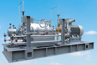 Horizontal double casing barrel pump (API610 BB5)
Lift:~3500m
Flow:~850m³/h