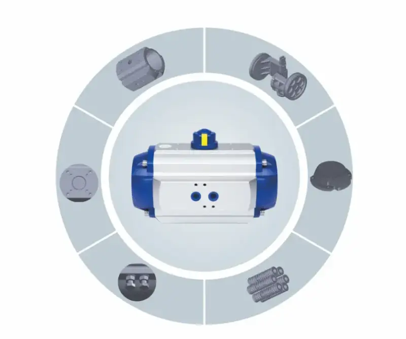 TBNⅡ Series Rack and Pinion Pneumatic Actuator