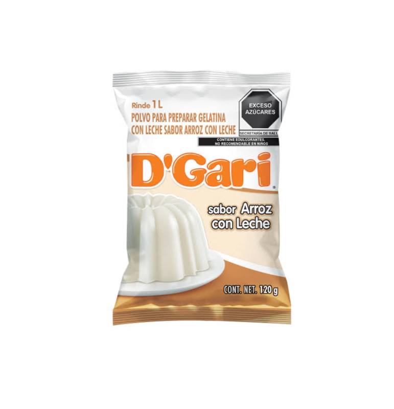 Gelatina de Leche D'Gari Sabor Arroz con Leche