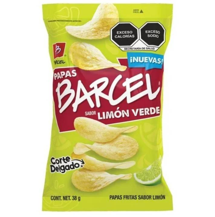 Papas Barcel Limón Verde