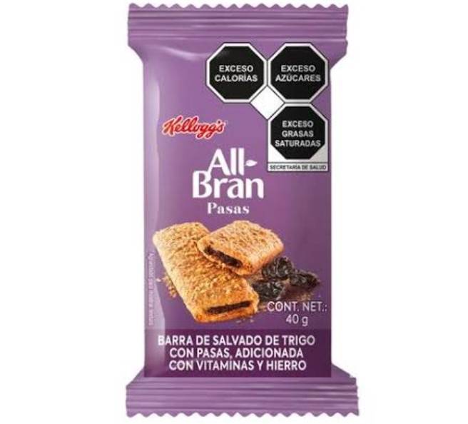 Barra de Salvado de Trigo All Bran con Pasas
