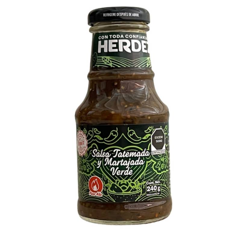 Salsa Tatemada y Martejada Verde