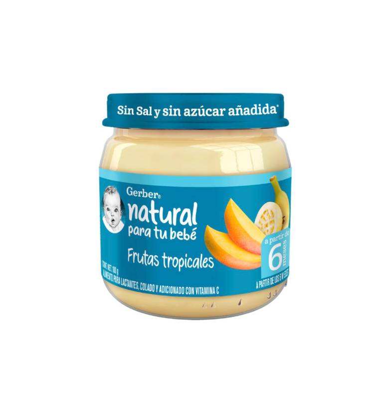 Gerber para Bebé Frutas Tropicales