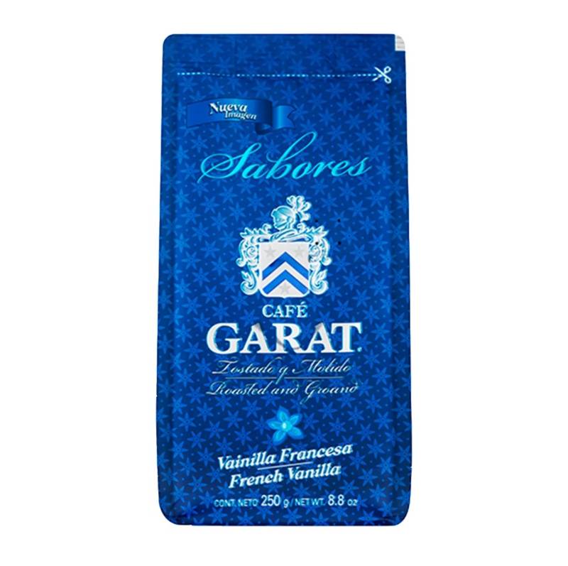 Café Garat Tostado y Molido Sabor Vainilla Francesa
