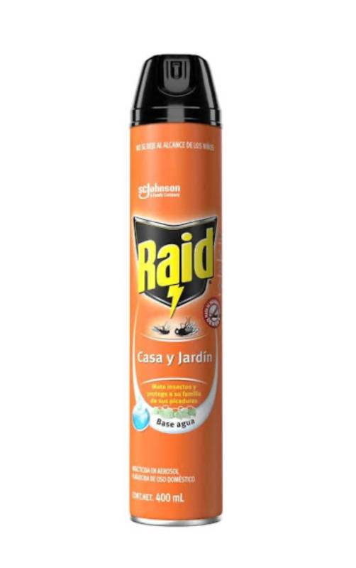 Insecticida en Aerosol Raid Casa y Jardin