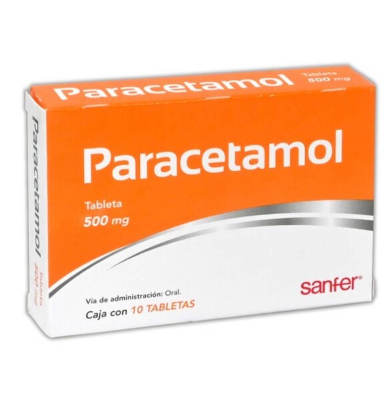 2 Tabletas de Parecetamol