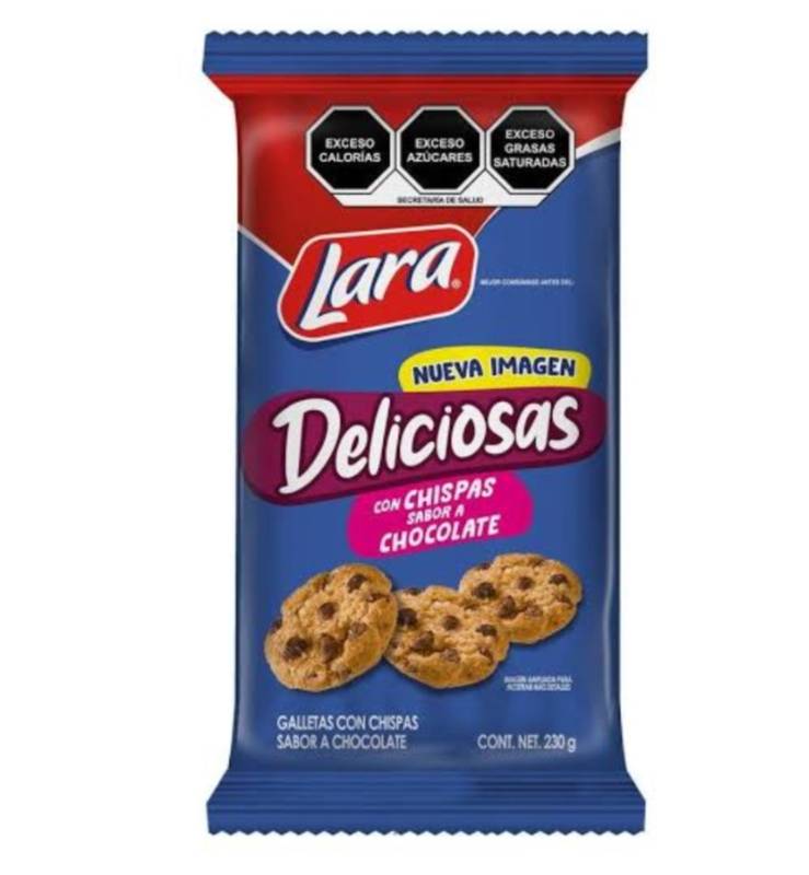 Deliciosas con Chispas Sabor Chocolate