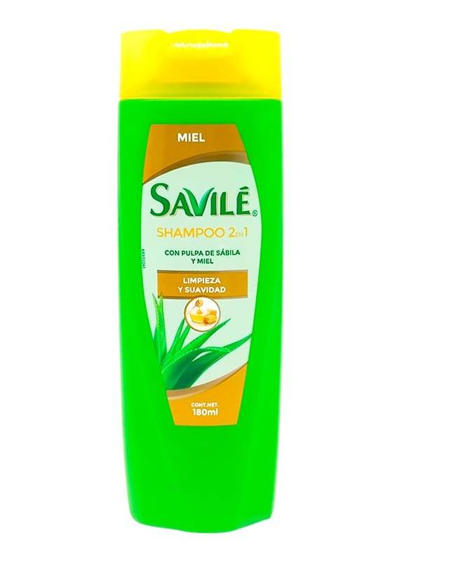 Shampoo Savilé con Pulpa de Sábila Y Miel