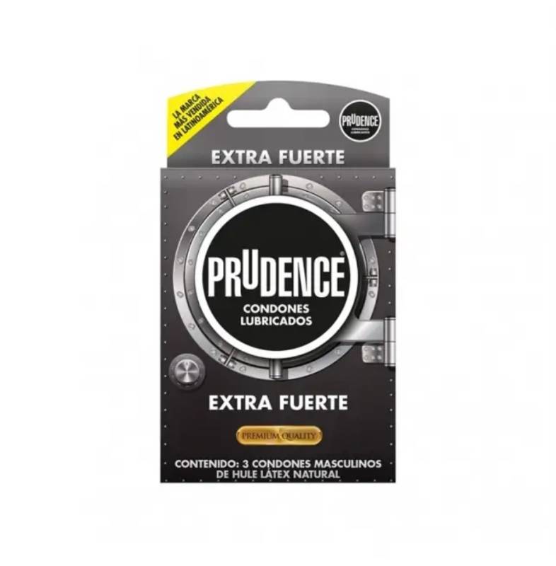 Condones Prudence Lubricados Extra Fuerte