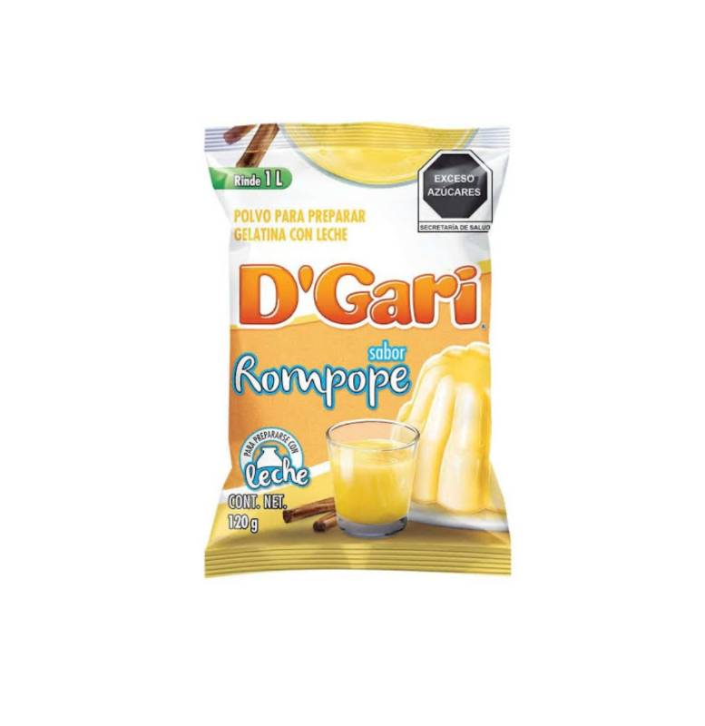 Gelatina de Leche D'Gari Sabor Rompope