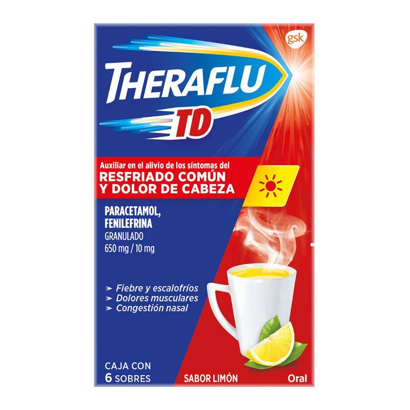 Sobre de Theraflu de Día