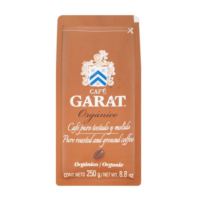 Café Garat Puro Tostado y Molido Orgánico