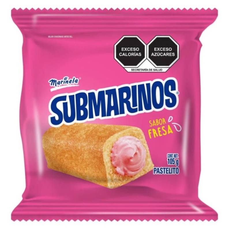 Submarinos Sabor Fresa
