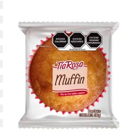 Muffin Sabor Vainilla con Chispas de Chocolate Tía Rosa