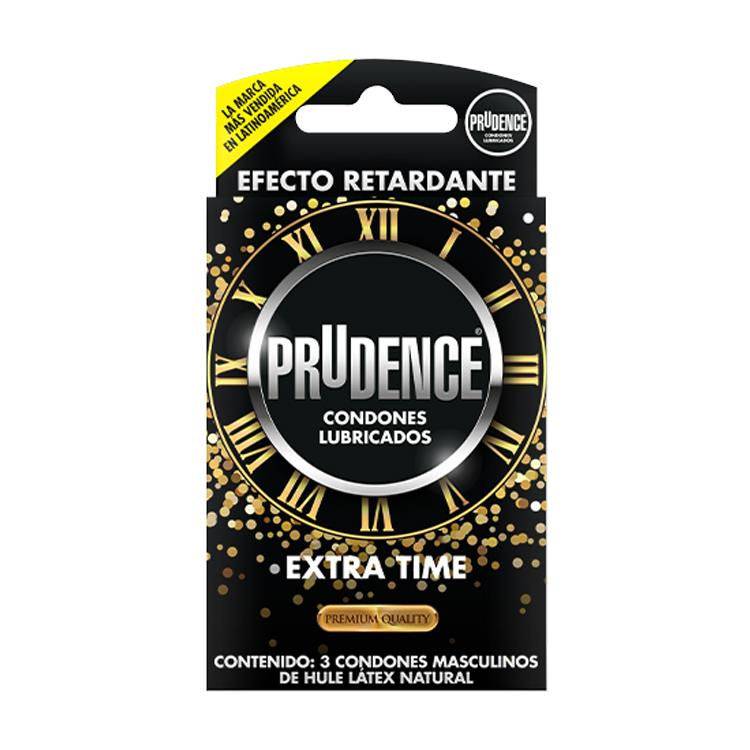 Condones Prudence Lubricados Extra  Time