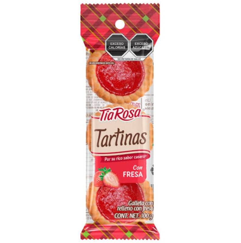Tartinas de Fresa