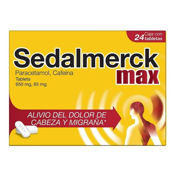 2 Tabletas de Sedalmerck Max