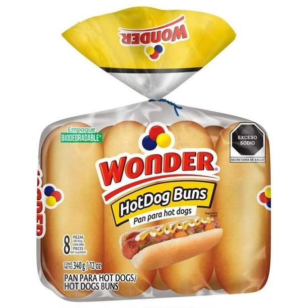 Pan para Hot Dogs Wonder