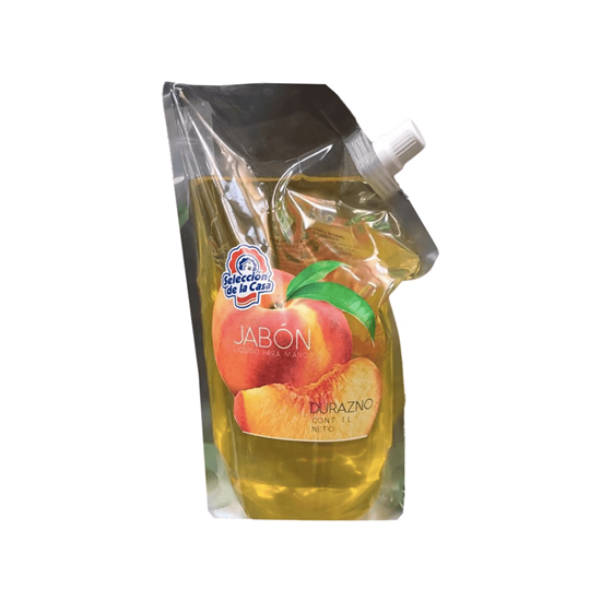 Jabón Líquido para Manos en Bolsa Aroma Durazno