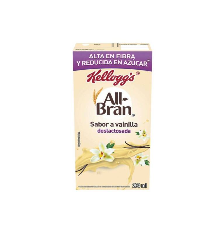 Leche All-Bran Sabor Vainilla