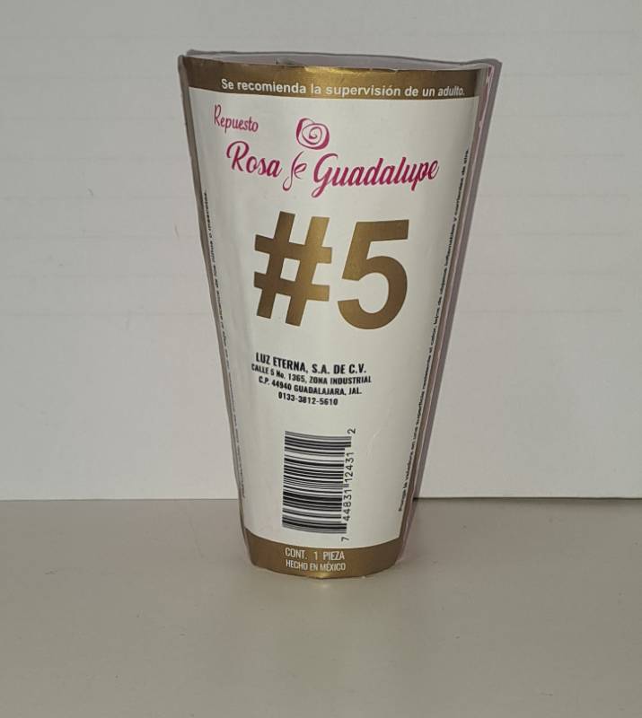 Veladora Rosa de Guadalupe #5