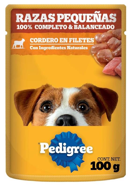 Pedigree Raza Pequeña Cordero en filetes