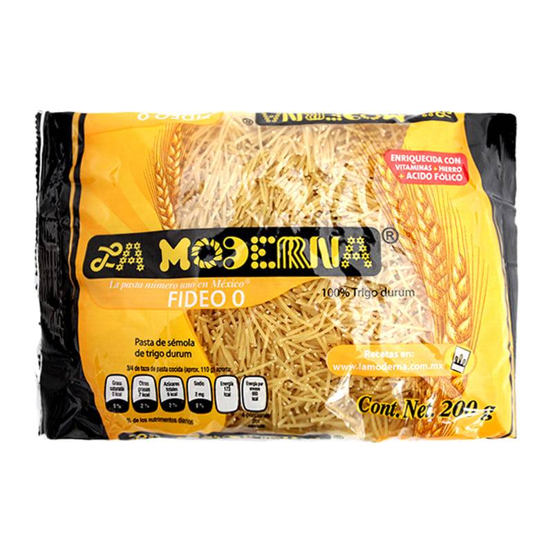 Pasta de Sémola de Trigo Durum Fideo 0