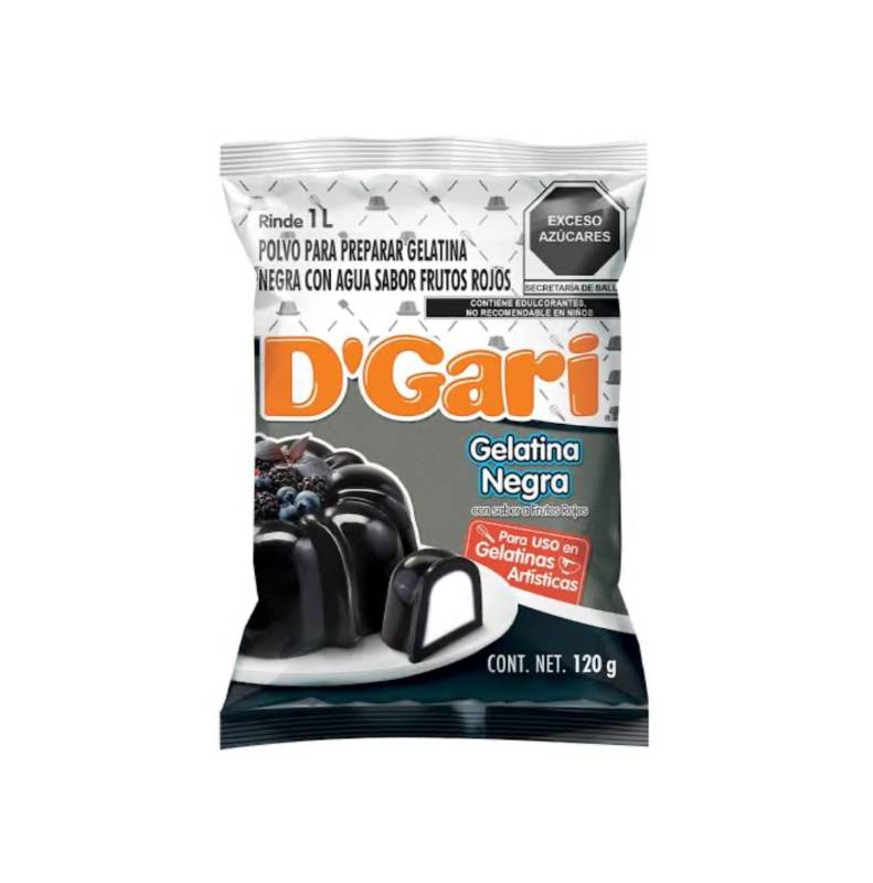 Gelatina de Agua D'Gari Negra