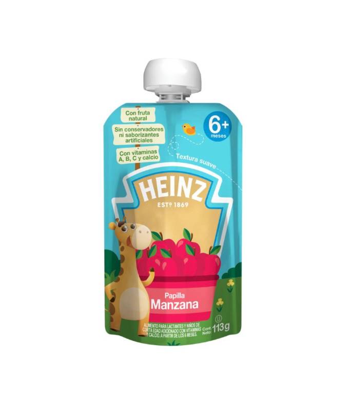Alimento para Lactantes y Niños de Corta Edad Sabor Manzana