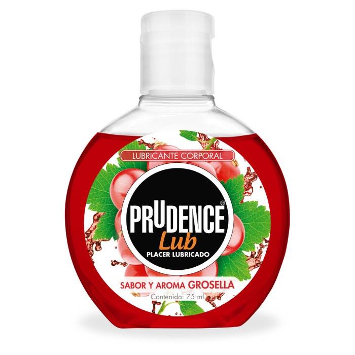 Lubricante Corporal Prudence Sabor y Aroma Grosella