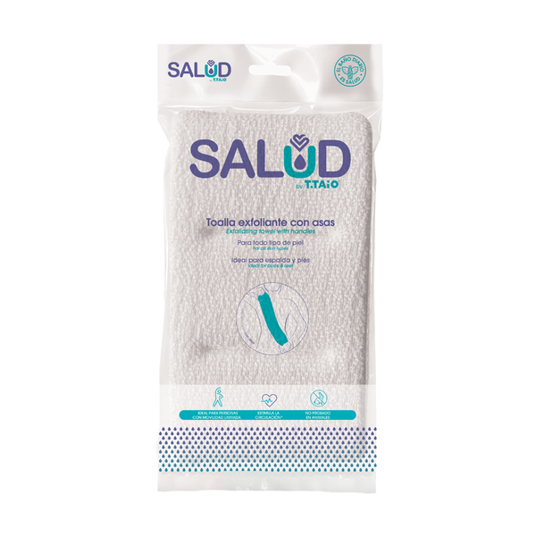 Toalla Exfoliante con Asas Salud T.TAiO
