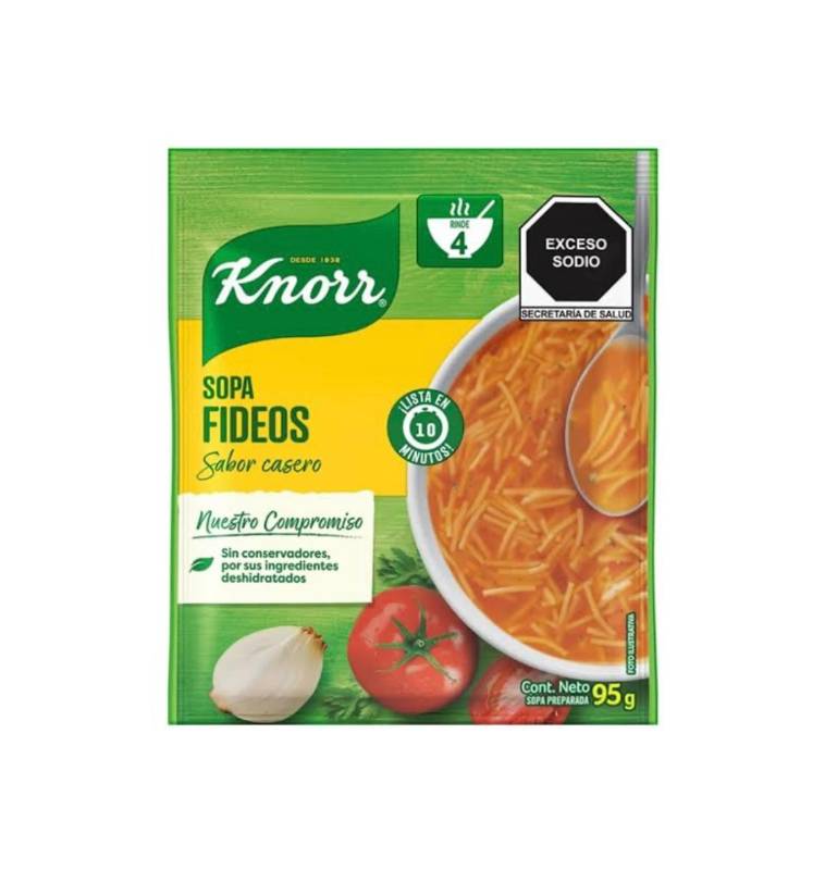 Sopa Fideos Knorr
