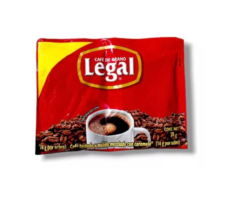 Café de Grano Legal en Sobre
