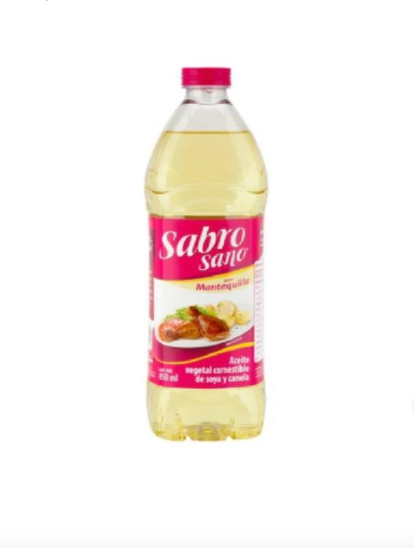 Aceite Vegetal Comestible de Soya y Canola