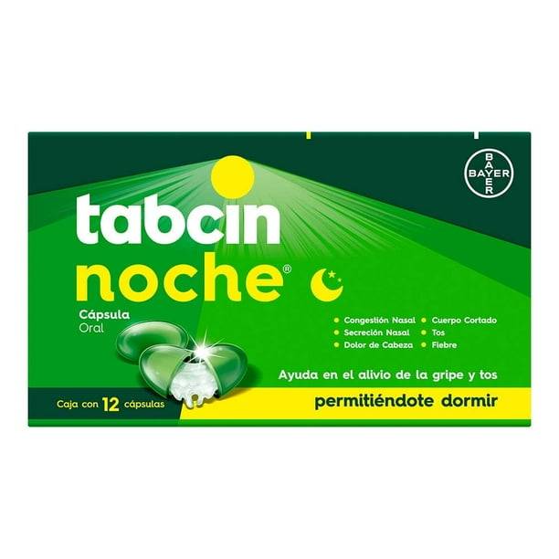 2Tabletas de Tabcin Noche