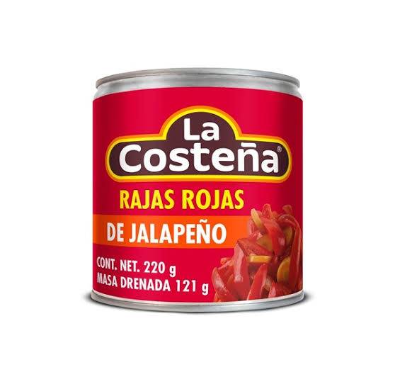 Rajas Rojas de Jalapeño