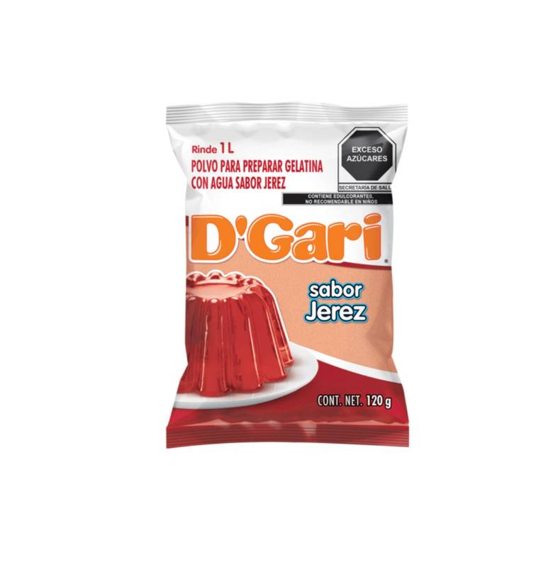 Gelatina de Agua  D'Gari Sabor Jerez